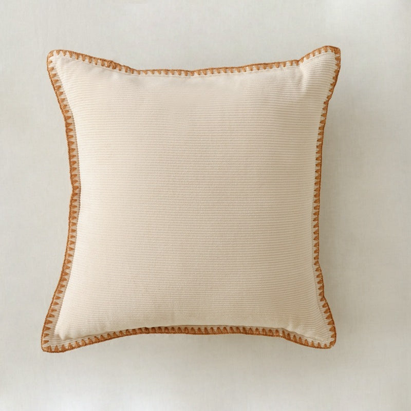 Coussin de canapé simple en velours côtelé pour la maison