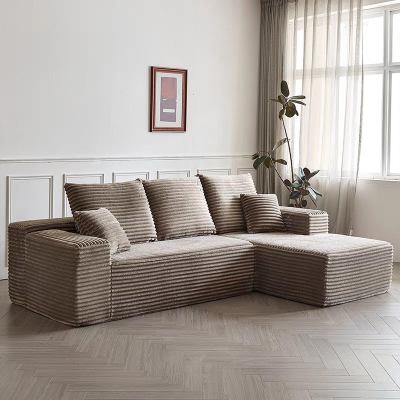 Sofa d'angle confortable. Sofa Minimalist Installation-free Modern Style Home Comfortable.