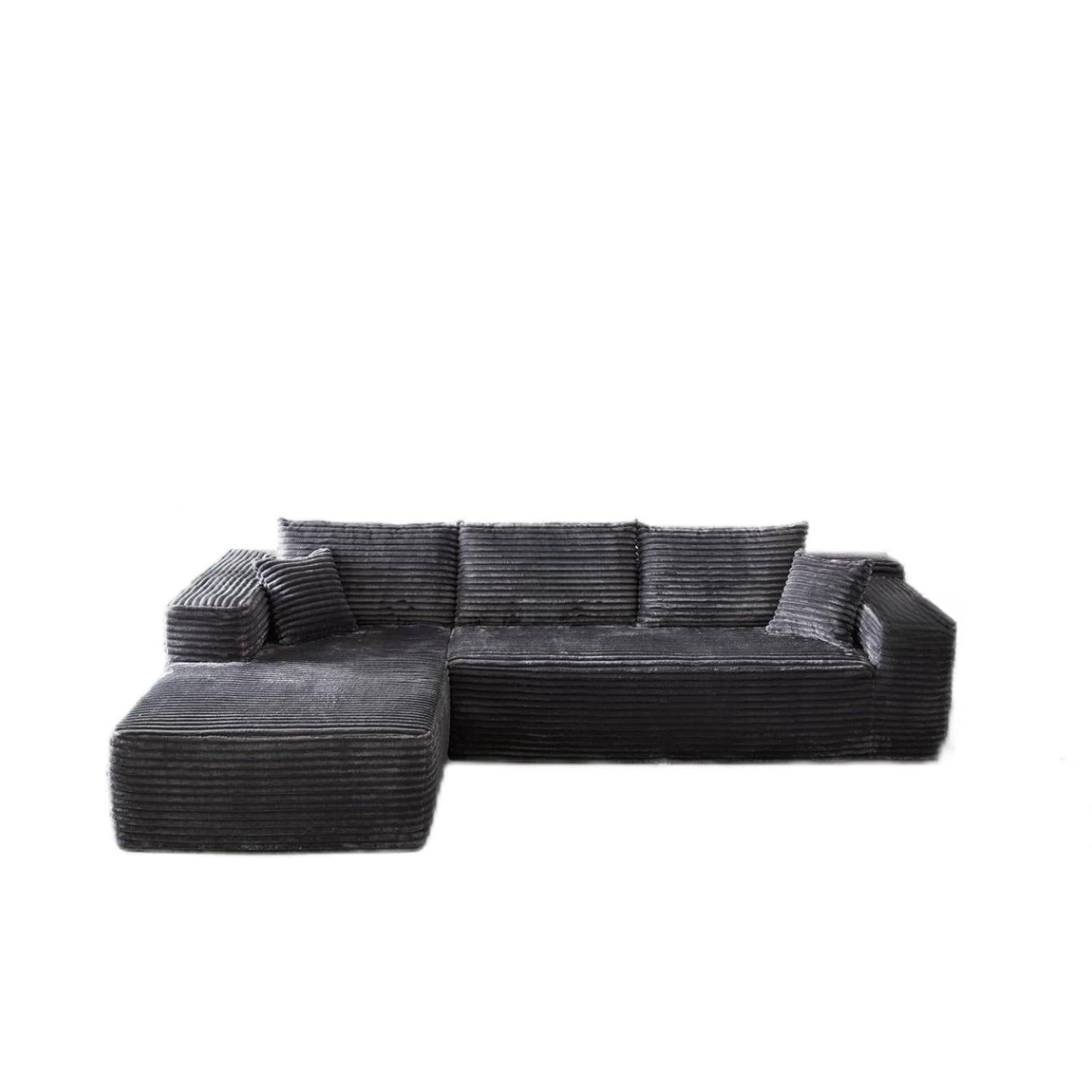 Sofa d'angle confortable. Sofa Minimalist Installation-free Modern Style Home Comfortable.
