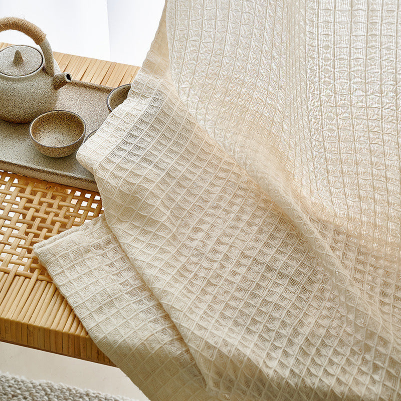 Tawny Gauze Curtain Living Room Bedroom.