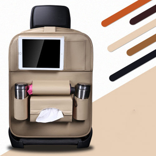 Sac de rangement pour siège de voiture. Car Seat Back Organizer Pocket Auto Backseat.