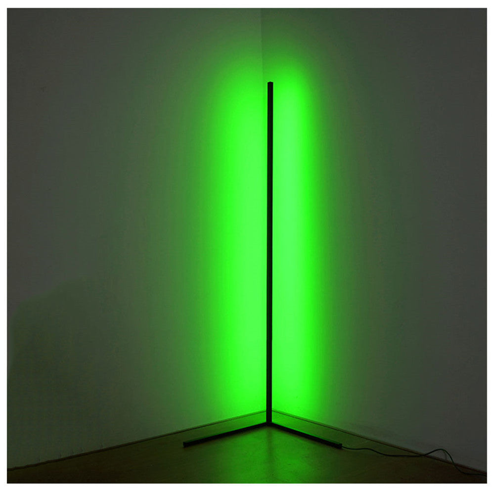 LED d'angle pour illuminer vos pièces. LED Floor Lamp Warm White Corner Rod Light.