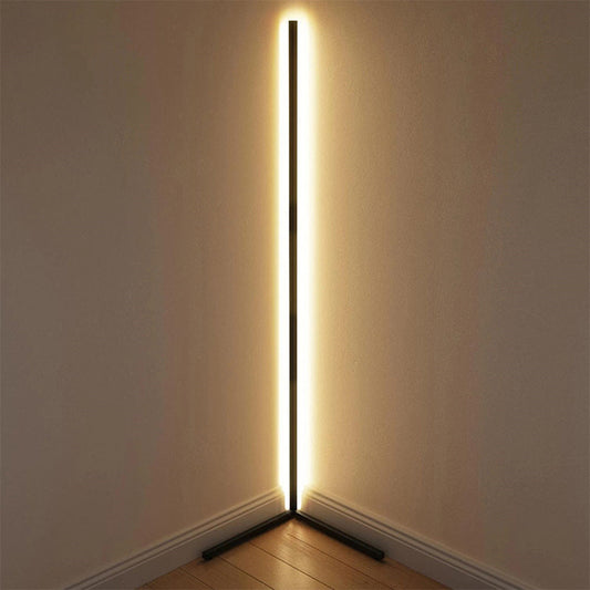LED d'angle pour illuminer vos pièces. LED Floor Lamp Warm White Corner Rod Light.