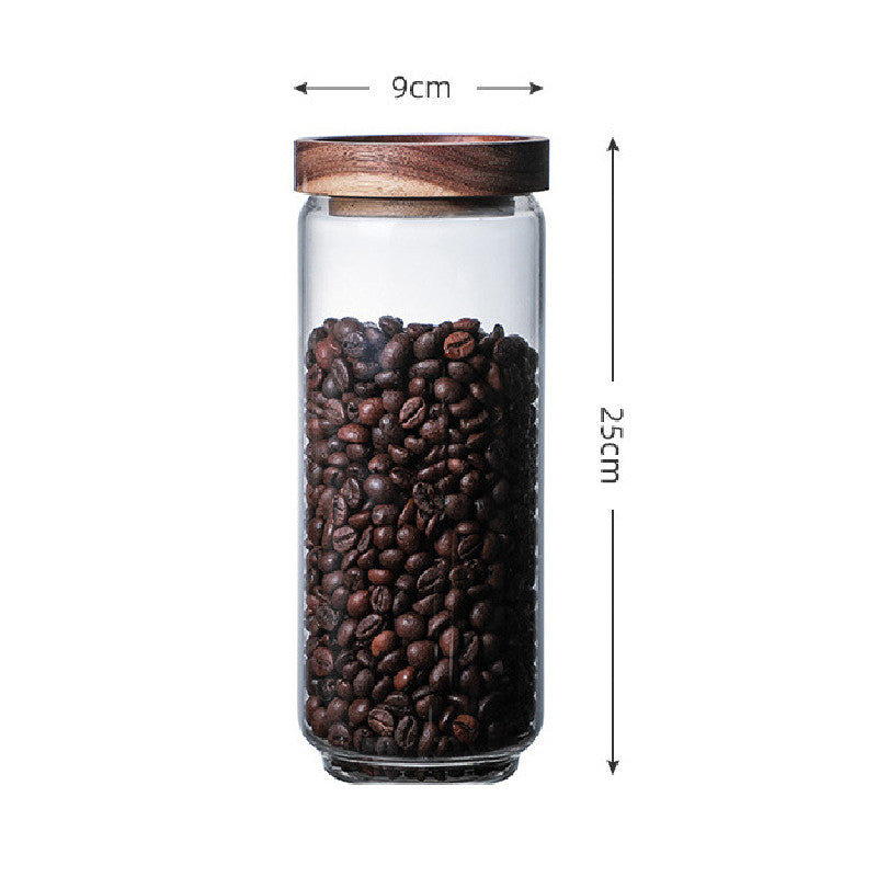 Boite de rangement pour condiments. Jar Kitchen Glass Bottle Storage.